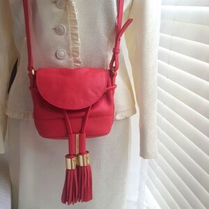 NWOT🌿See By Chloe Gold Ring Tassel Bucket CrossBody, W/ COA